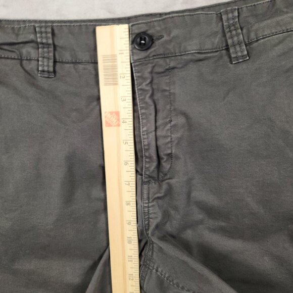 O'Neill Standard Fit Chino Flat Front Shorts Gray Mens Size 36 - Picture 8 of 10